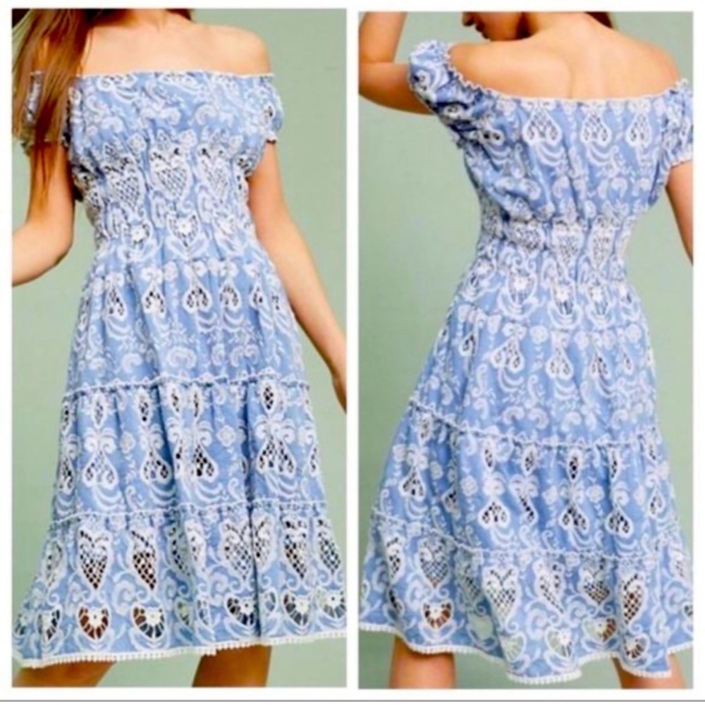 Anthropologie Payal Jain Mira Off-The-Shoulder Dress